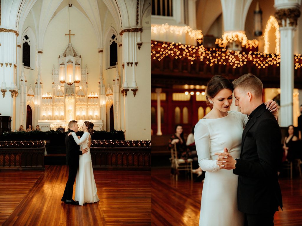 Gothic, Vintage, Moody Wedding at The Venue, Cohoes, New York - First Dance