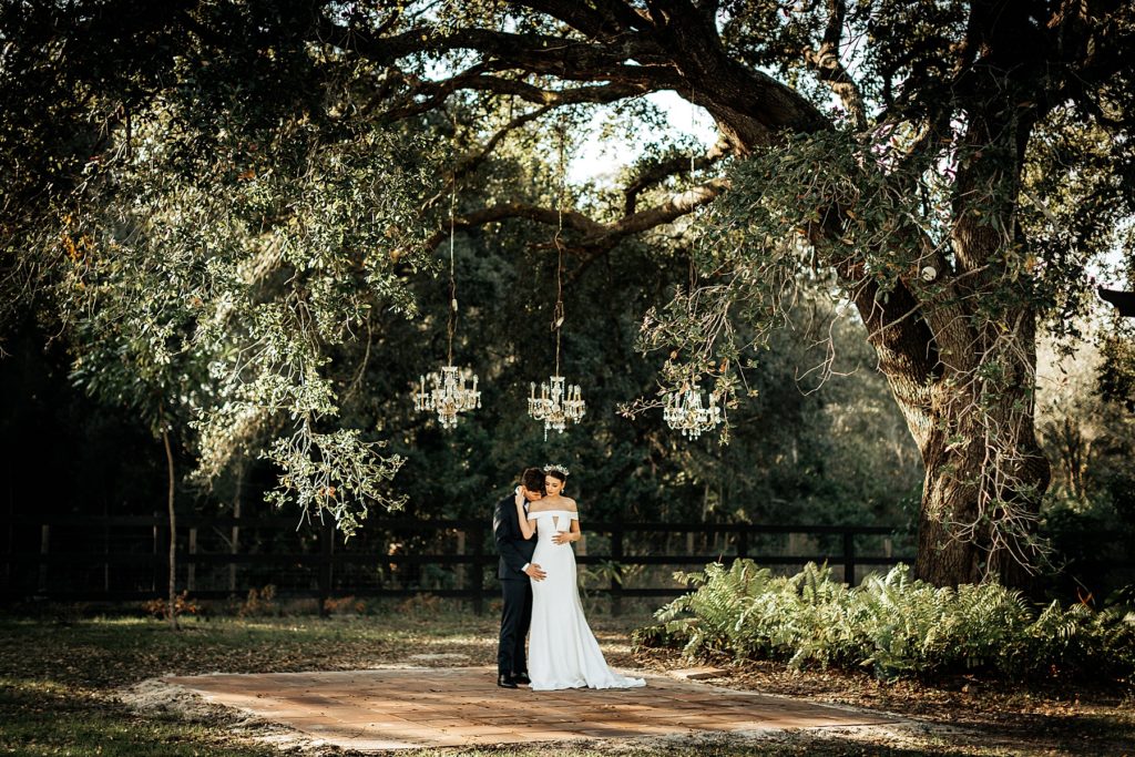 Romantic, Classic Bride & Groom at Tuscan Inspired wedding at La Casa Toscana, Fort Meyers Florida Wedding Venue